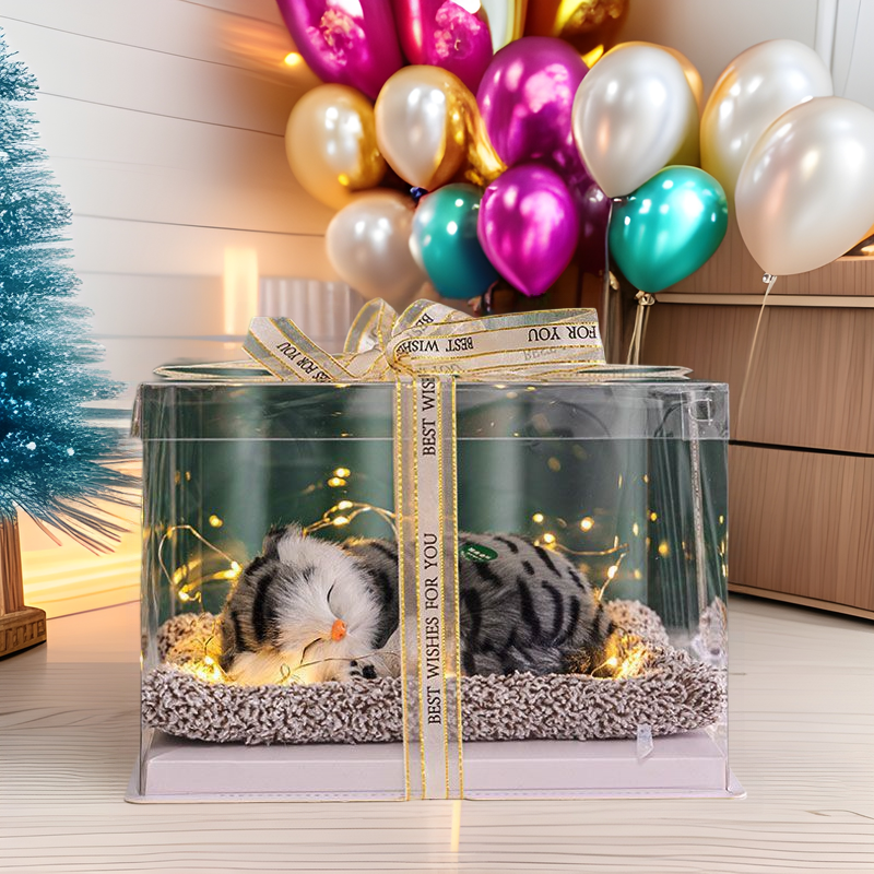 Plush simulation animal gift box