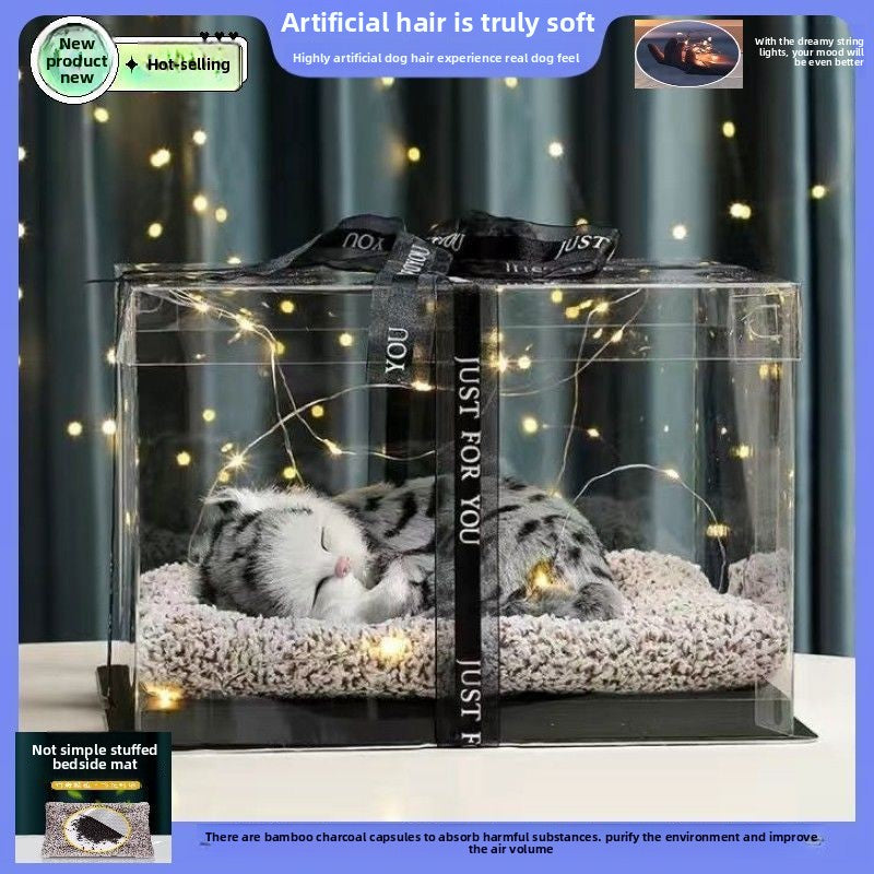 Plush simulation animal gift box
