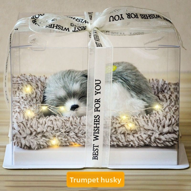 Plush simulation animal gift box