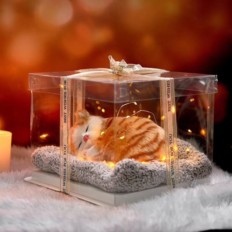 Plush simulation animal gift box