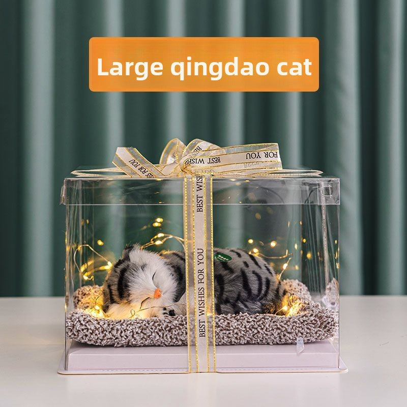 Plush simulation animal gift box