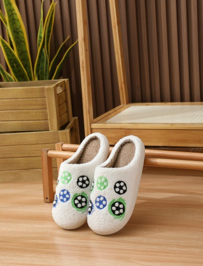 Plush slippers