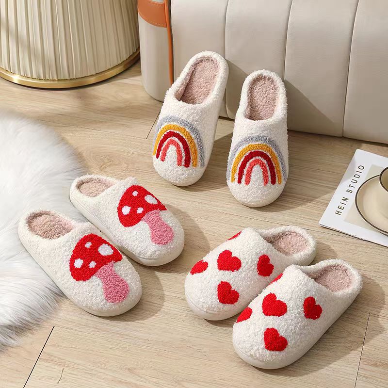 Plush slippers
