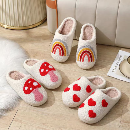 Plush slippers