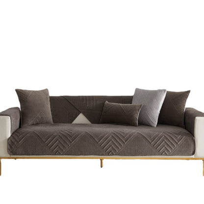 Plush Sofa Cushion Cover