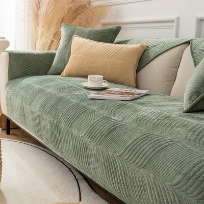 Plush sofa cushion