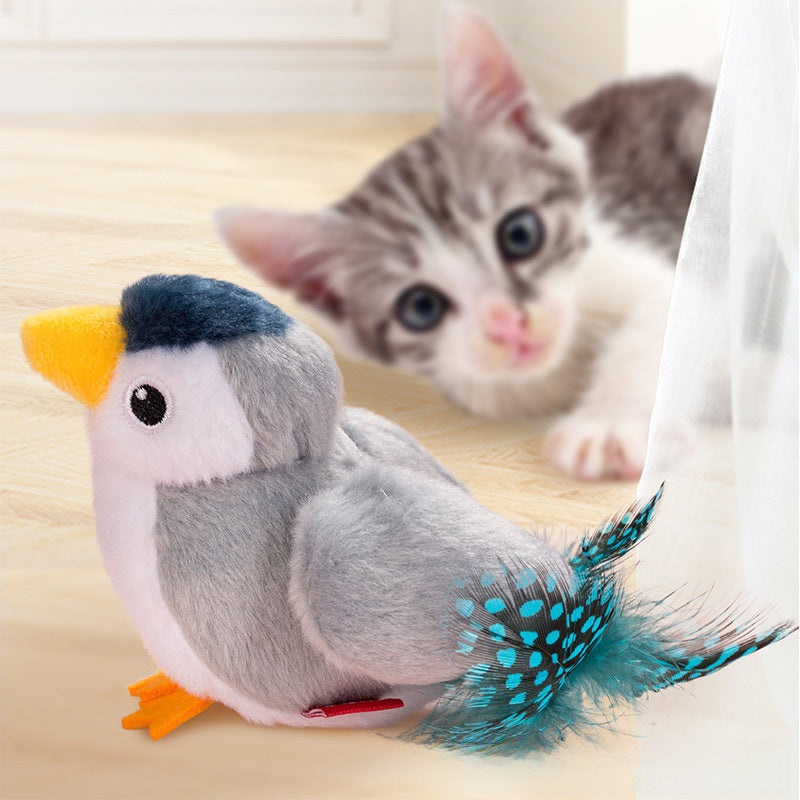 Plush Sound Cat Toy for Play and Entertainment