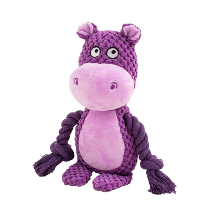 Plush sounding cotton rope toy