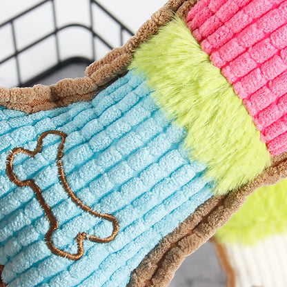 Plush Squeaker Pet Chew Toy