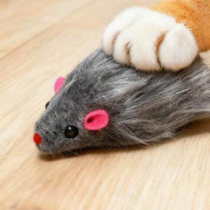 Plush Squeaky Mouse Cat Toy
