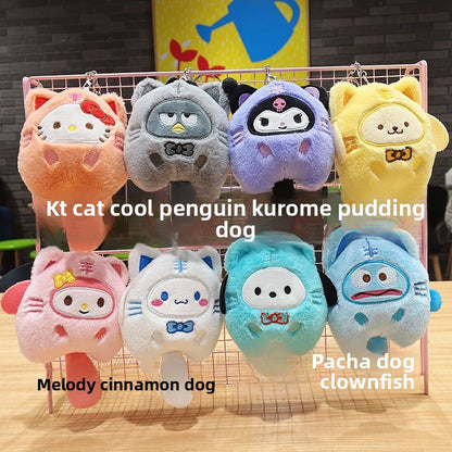 Plush toy doll keychain