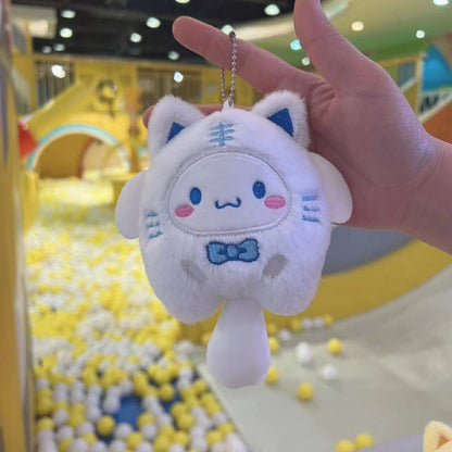 Plush toy doll keychain