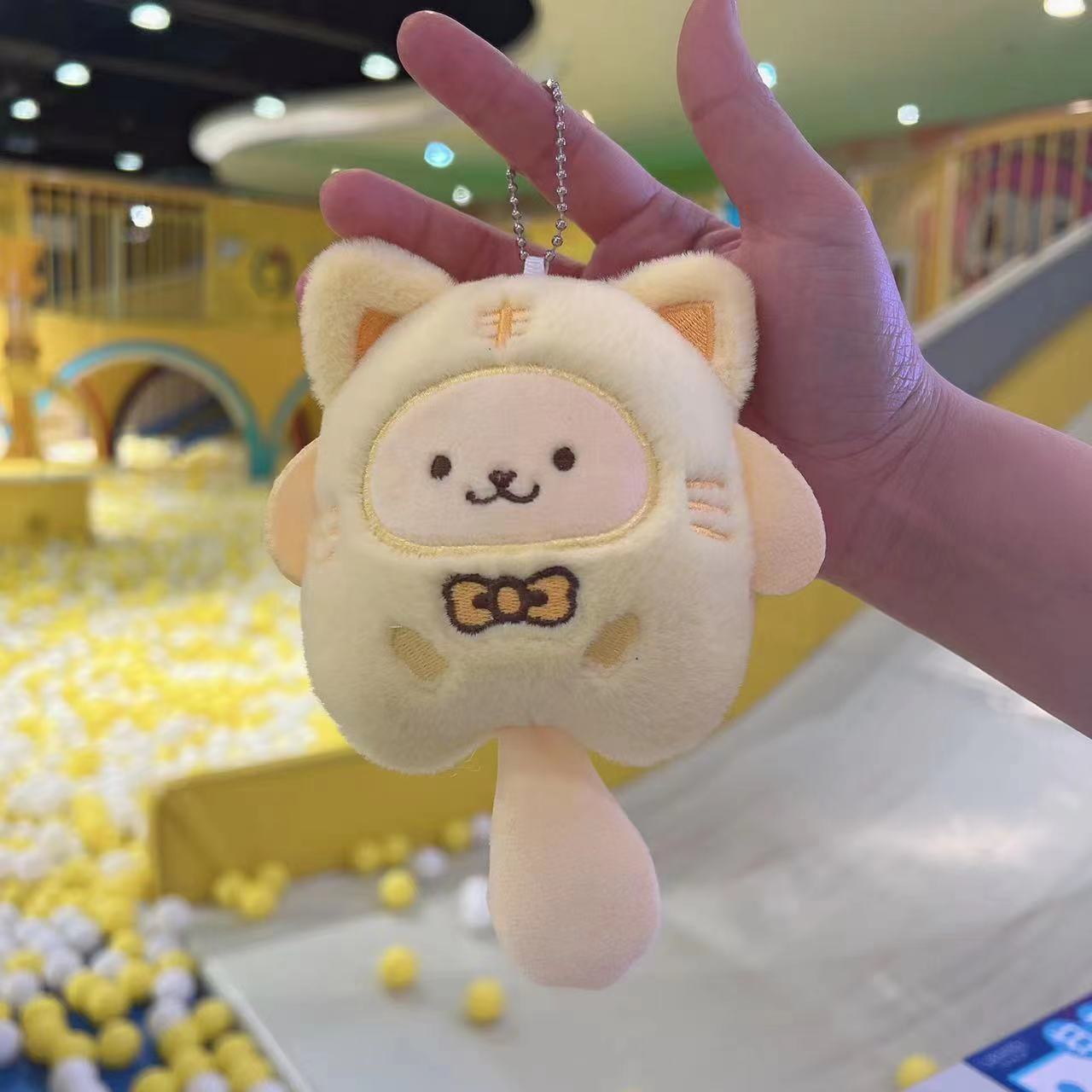 Plush toy doll keychain