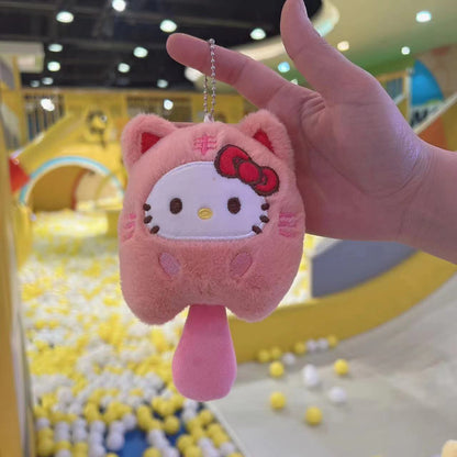 Plush toy doll keychain