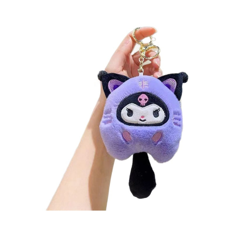 Plush toy doll keychain