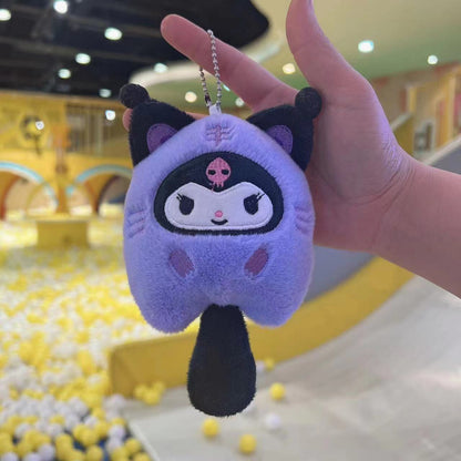 Plush toy doll keychain