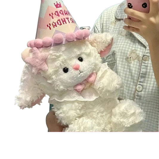 Plush toy sheep doll