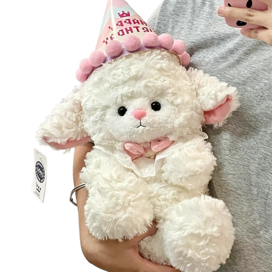 Plush toy sheep doll