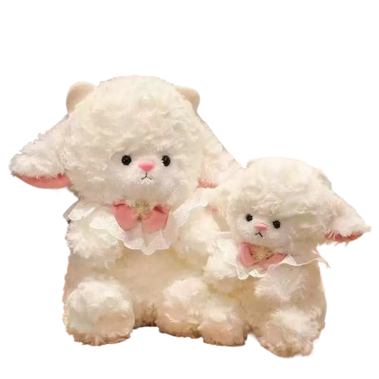 Plush toy sheep doll