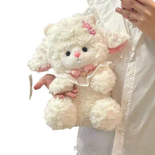 Plush toy sheep doll