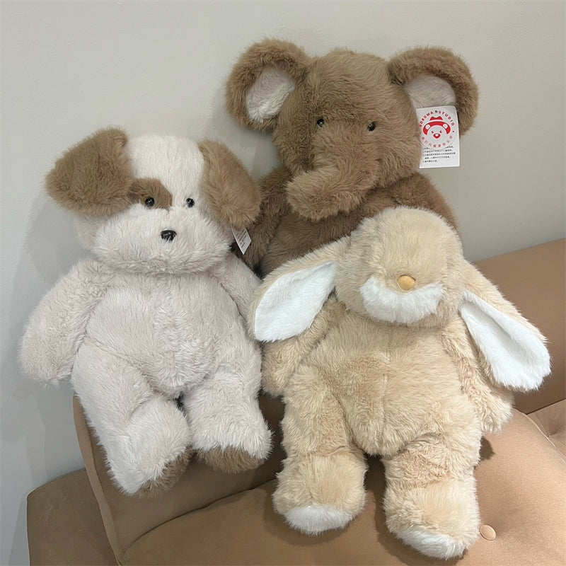 Plush toys big-eared elephant figurines