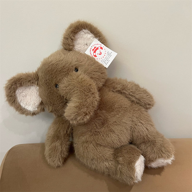 Plush toys big-eared elephant figurines
