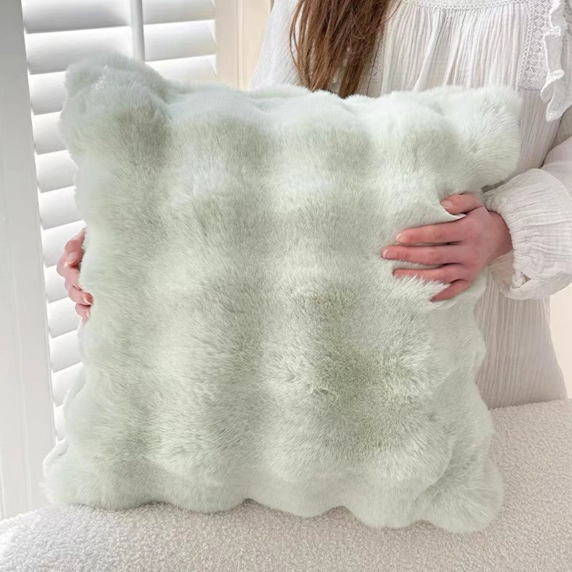 Plush Tuscan Long Hair Decorative Pillow