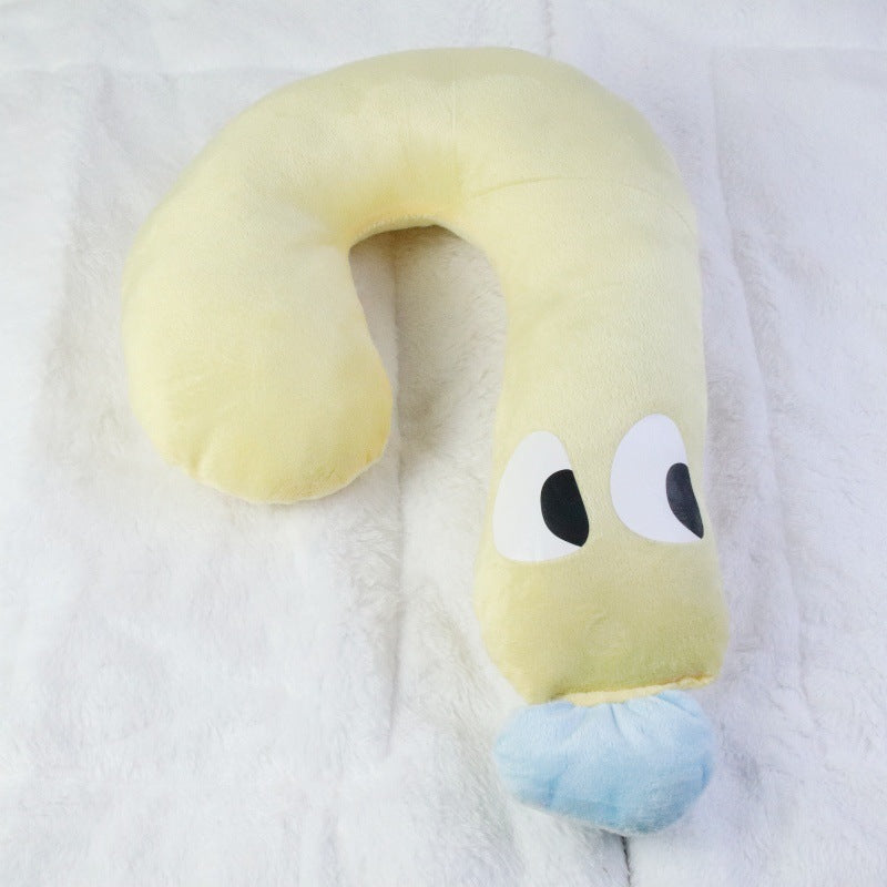 Plush U-Shaped Pet Pillow