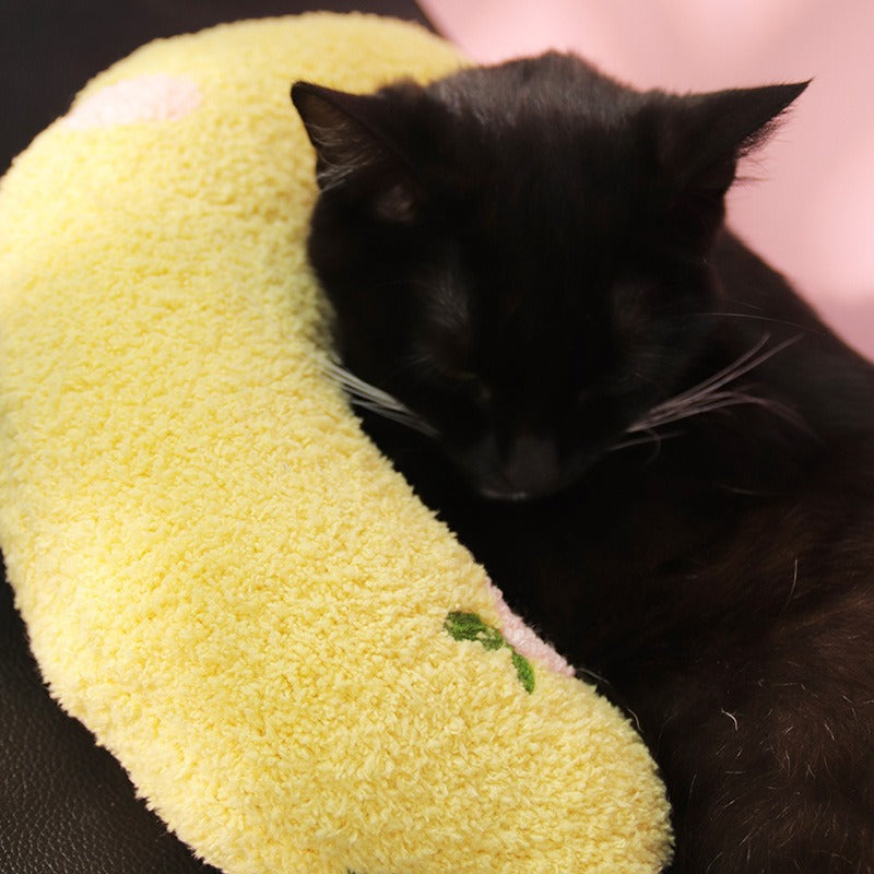 Plush U-Shaped Pet Pillow