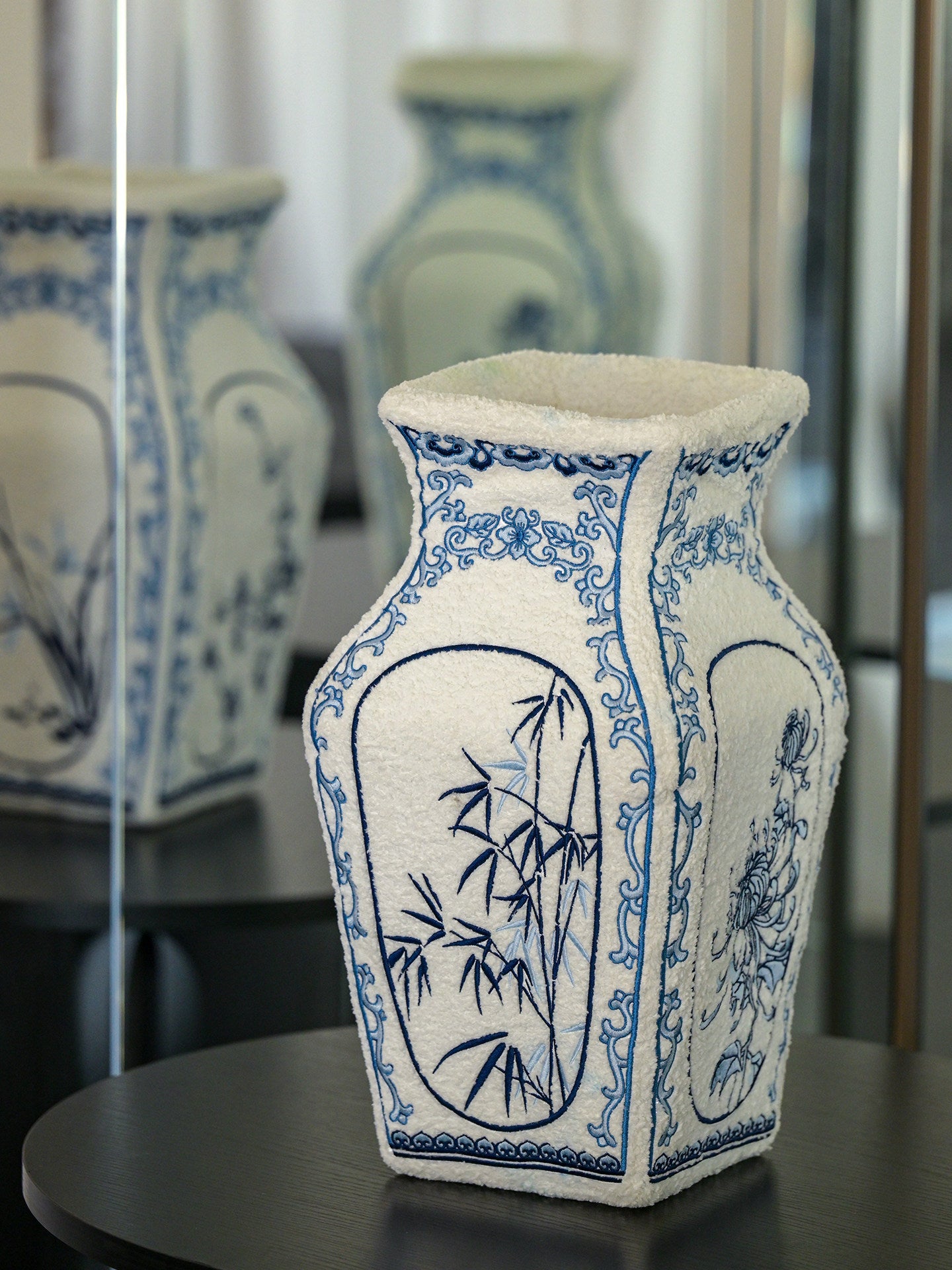 Plush vase