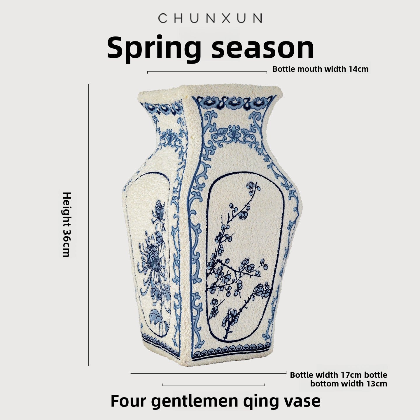 Plush vase