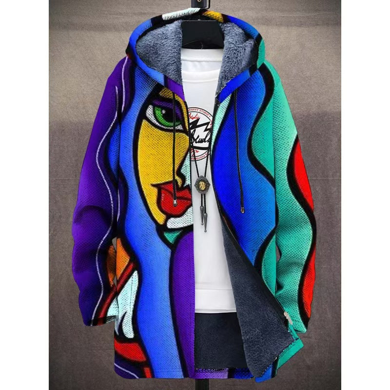 Plush windproof jacket