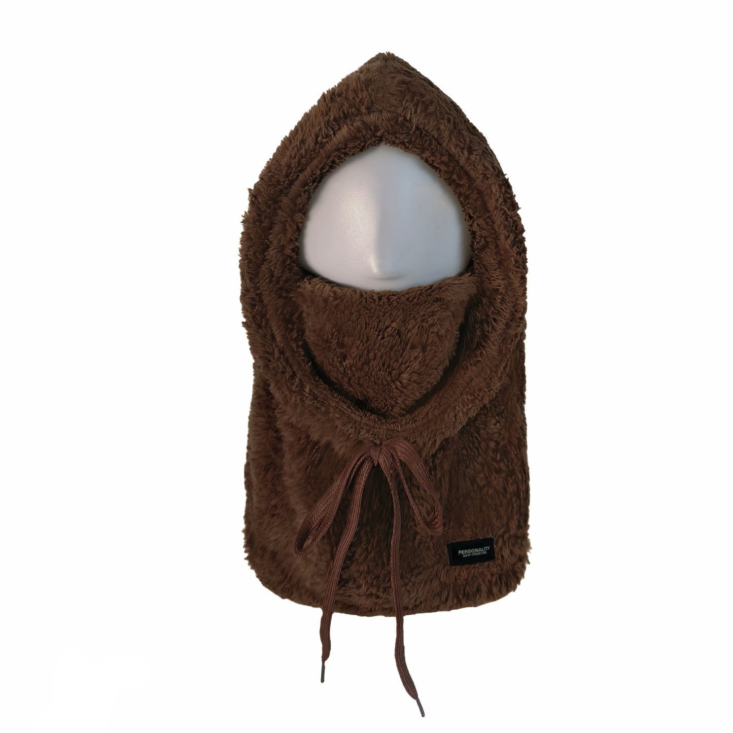 Plush Windproof Winter Hat with Ear and Neck Protection