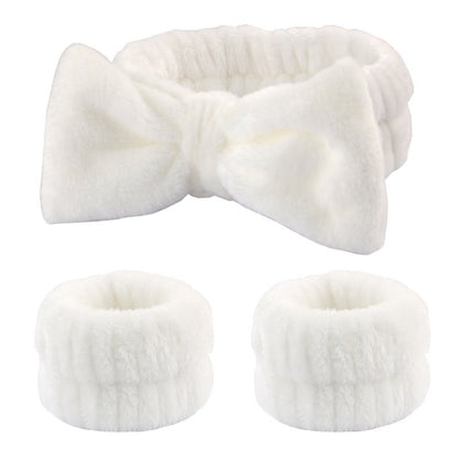 Plush Wrist Band Absorbent Sweat-absorbent Coral Fleece Waterproof