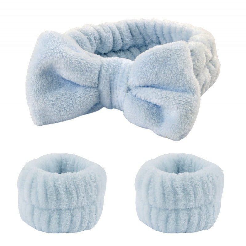 Plush Wrist Band Absorbent Sweat-absorbent Coral Fleece Waterproof