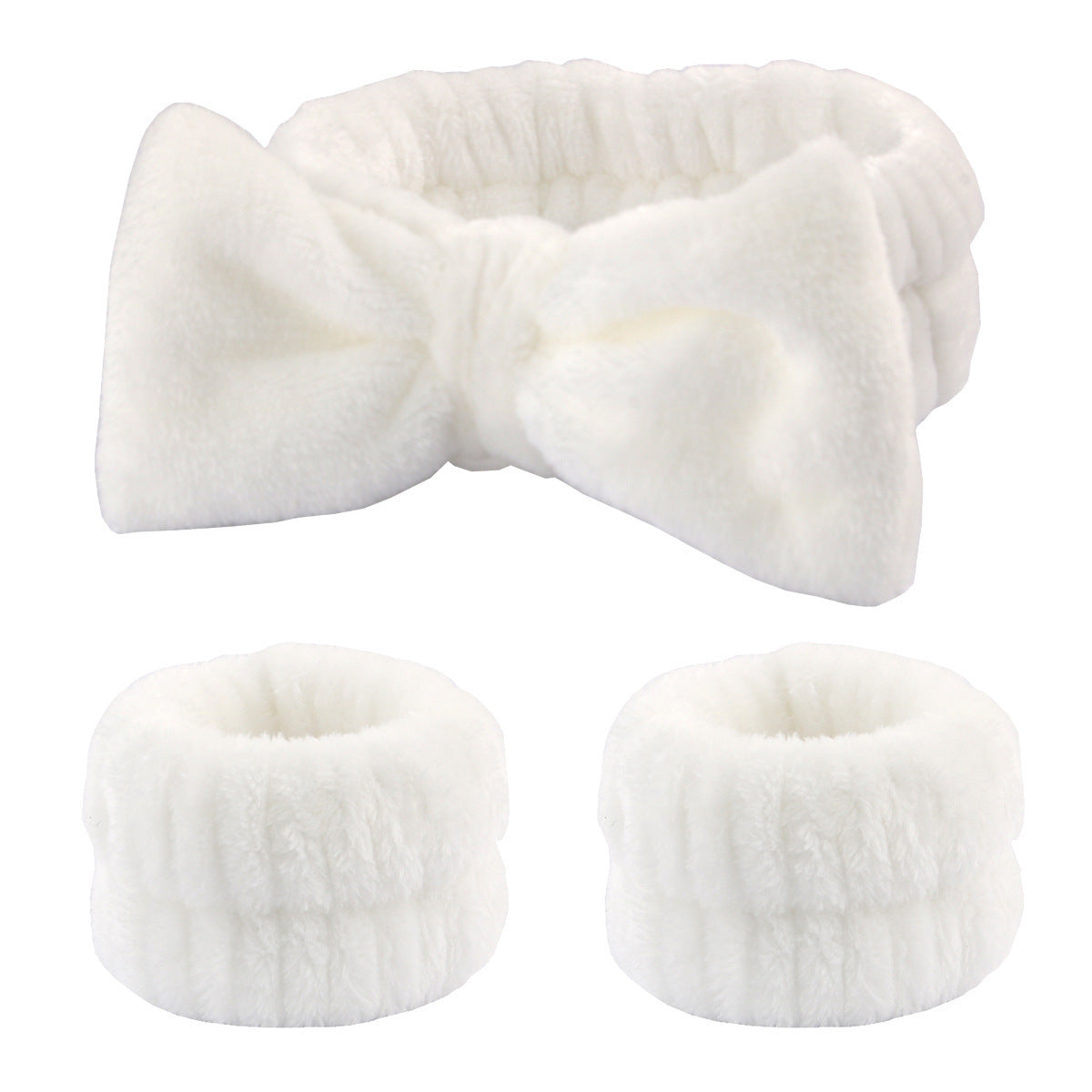 Plush wristband hairband