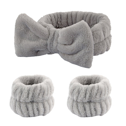 Plush wristband hairband
