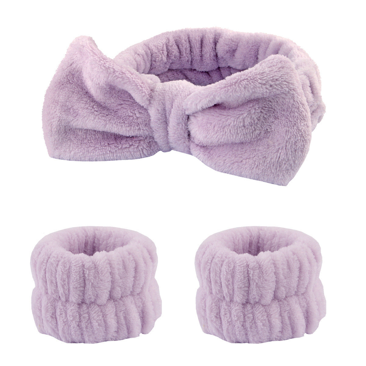 Plush wristband hairband