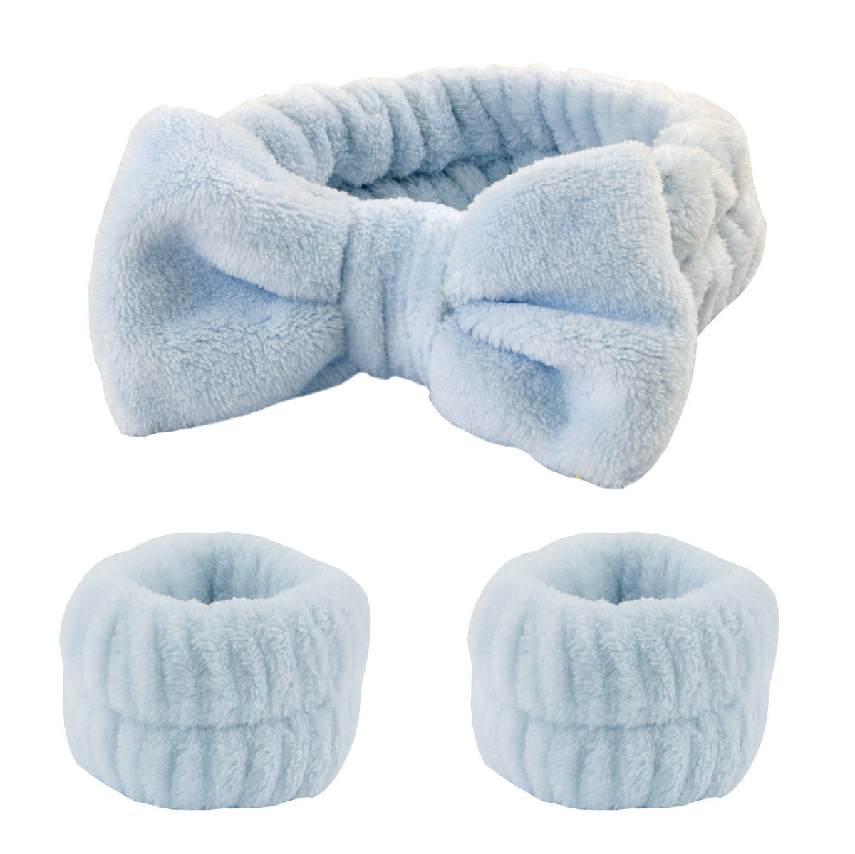 Plush wristband hairband