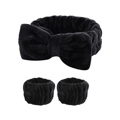 Plush wristband hairband