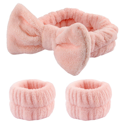 Plush wristband hairband