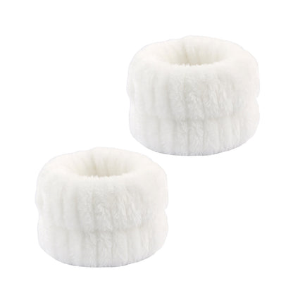 Plush wristband hairband
