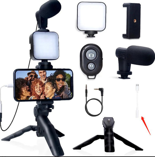 Pocket fill light strip microphone