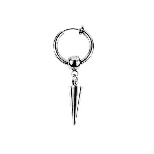 Pointed Cone Drop Earrings