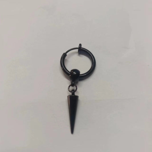 Pointed Cone Drop Earrings