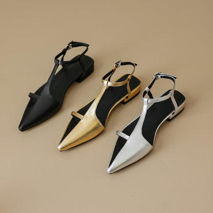 Pointed Flat Sandals Women