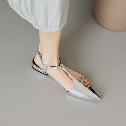 Pointed Flat Sandals Women