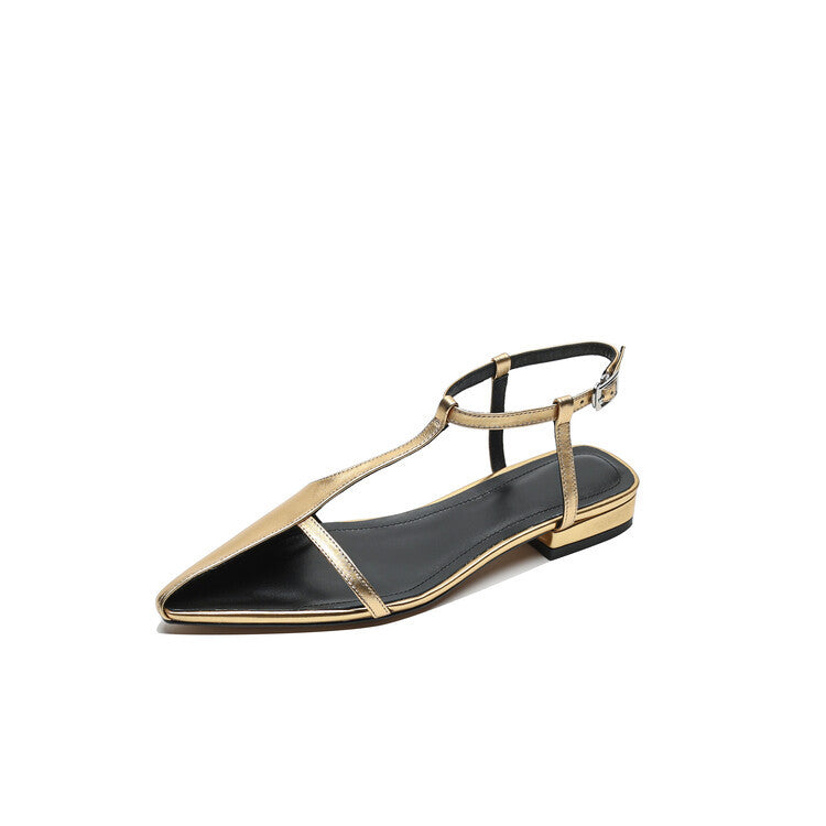 Pointed Flat Sandals Women
