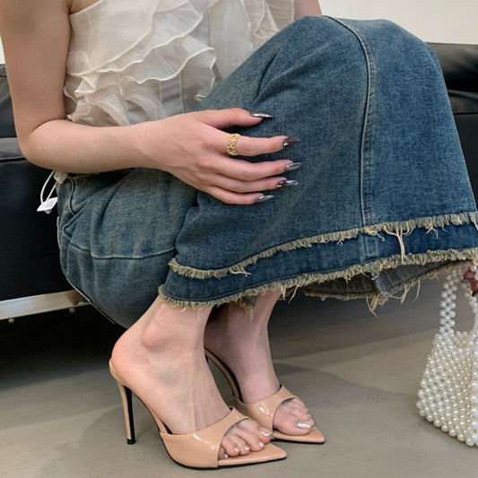 Pointed-Heel Sandals