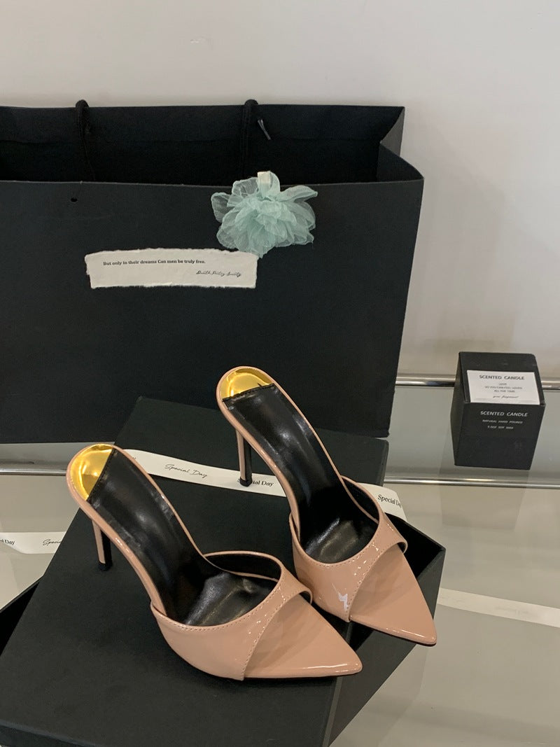 Pointed-Heel Sandals